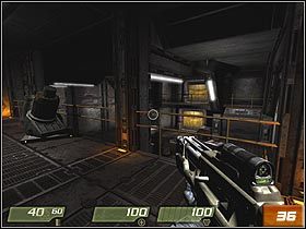 Biegnij wraz z kompanami przed siebie, zabijając wszystkich napotkanych wrogów - [Solucja] MCC Landing Site | Quake 4 - Quake 4 - poradnik do gry
