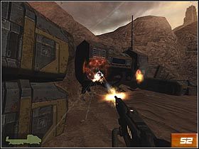 Kane samotnie znajdzie się na polu bitwy - [Solucja] Canyon | Quake 4 - Quake 4 - poradnik do gry