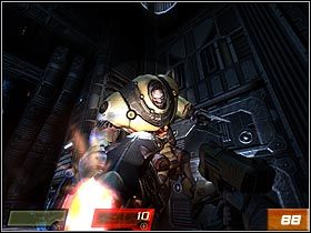 Nie masz żadnych szans z nowym wcieleniem Makrona (#88), ale próbować zawsze można - [Solucja] Nexus Hub | Quake 4 - Quake 4 - poradnik do gry
