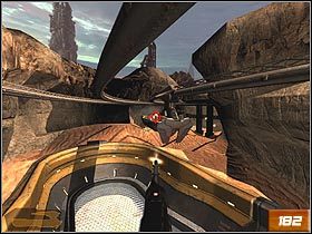 Bardziej niebezpieczne są samoloty (#181), dlatego to właśnie je powinieneś niszczyć w pierwszej kolejności - [Solucja] Tram Rail | Quake 4 - Quake 4 - poradnik do gry