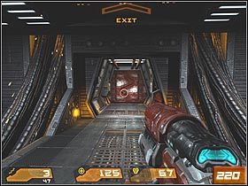 Na końcu trasy zobaczysz drabinę, która zabierze Cię na dół - [Solucja] Nexus Core | Quake 4 - Quake 4 - poradnik do gry