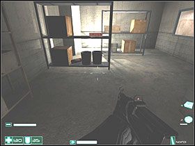 Zabierz dwie Miny zbliżeniowe z lewej, a potem idź w prawo - Zła woda (2) | Interwał 03-C | FEAR - F.E.A.R.: First Encounter Assault Recon - poradnik do gry