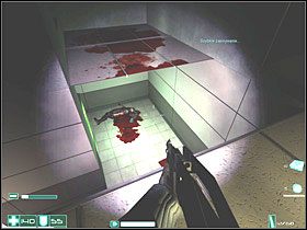 W tym pokoju znajdziesz cztery Pistolety maszynowe RPL , Strzelbę bojową VK-12 , Pistolet AT-14 , Lekki pancerz , dwie Apteczki i trzy Granaty - Obserwatorzy (2) | Interwał 04-B | FEAR - F.E.A.R.: First Encounter Assault Recon - poradnik do gry