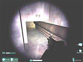 Wracaj do sali z wodą - Ślepa strona (3) | Interwał 05-B | FEAR - F.E.A.R.: First Encounter Assault Recon - poradnik do gry