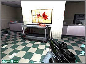 Odwróć się i idź dalej, z prawej wyjdzie para żołnierzy - Sayonara, frajerze! (2) | Interwał 06-A | FEAR - F.E.A.R.: First Encounter Assault Recon - poradnik do gry