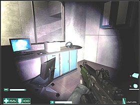 Odszukaj wyjście z górnej części hali - Nieupoważniony personel (5) | Interwał 06-B | FEAR - F.E.A.R.: First Encounter Assault Recon - poradnik do gry