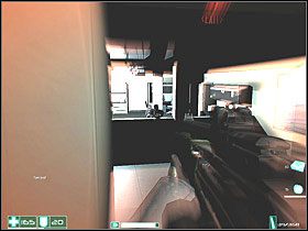 Idź korytarzem, po prawej na stole będzie Apteczka - Powidok (2) | Interwał 06-C | FEAR - F.E.A.R.: First Encounter Assault Recon - poradnik do gry