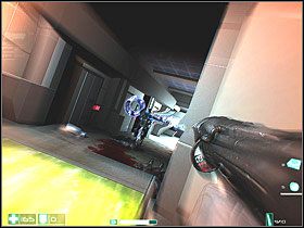 W pokoju znajdziesz dwie Strzelby bojowe VK-12 , dwa Pistolety maszynowe RPL , dwa Karabiny szturmowe G2A2 , Pistolet AT-14 i Apteczkę - Powidok (2) | Interwał 06-C | FEAR - F.E.A.R.: First Encounter Assault Recon - poradnik do gry