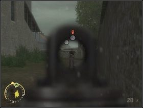 Potem wejdź na teren kościoła i wykończ Fryców ostrzeliwanych przez Twoich czołgistów. Rozwal ładunkiem wybuchowym niemiecką armatę p-panc. - [Solucja] Rozdział 9 Baupte cz.2 - Brothers in Arms: Earned in Blood - poradnik do gry