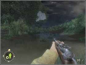 Po przećwiczeniu podstawowych komend ruszaj dalej tak jak wskazuje żółta strzałka na kompasie - [Solucja] Rozdział 1 Roses all the way cz.1 - Brothers in Arms: Earned in Blood - poradnik do gry