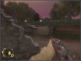 ... każ swoim kompanom przygwoździć ogniem tym razem dwie sekcje Niemców kryjących się za pobliskimi murkami. Jeśli rozkażesz kompanom skupić ogień na tej dalszej sekcji jest bardzo prawdopodbne, że bliższa również zostanie przyduszona do ziemi (kule będą latać nad jej glowami przecież). Możesz (sam ostrzeliwując tych Szkopów aby dać osłonę kolegom) przywołać swoich ludzi trochę bliżej. Fryców wystrzelaj stąd albo obejdż z lewej. - [Solucja] Rozdział 2 Action at St. Martin cz.2 - Brothers in Arms: Earned in Blood - poradnik do gry