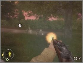 Sam też biegnij za nimi i razem wystrzelajcie zza murku Niemiaszków, którzy popełnili największy błąd w swoim życiu i próbowali przebiec za przeszkodę na prawo od was. - [Solucja] Rozdział 2 Action at St. Martin cz.2 - Brothers in Arms: Earned in Blood - poradnik do gry