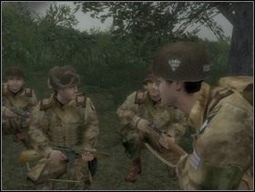 Najpierw wysłuchaj odprawy Bakera - [Solucja] Rozdział 3 Three Patrol Action cz.1 - Brothers in Arms: Earned in Blood - poradnik do gry