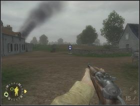 Każ wszystkim swoim ludziom zająć stanowiska po przeciwnej stronie ulicy, przebiec przez nią. - [Solucja] Rozdział 3 Three Patrol Action cz.1 - Brothers in Arms: Earned in Blood - poradnik do gry