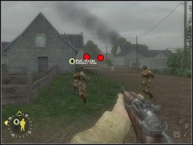 Sam też przebiegnij na drugą stronę. Uważaj - po prawej jest stanowisko ckmu. - [Solucja] Rozdział 3 Three Patrol Action cz.1 - Brothers in Arms: Earned in Blood - poradnik do gry