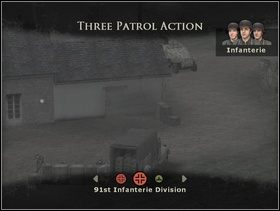 Zbliżysz się do kolejnego poletka a transporter wycofa się na drogę koło budynku. Przed nim, bliżej Ciebie, przy ciężarówce zobaczysz Niemców. - [Solucja] Rozdział 3 Three Patrol Action cz.3 - Brothers in Arms: Earned in Blood - poradnik do gry