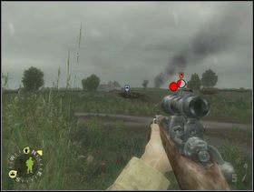 Wyjdziesz na sporych rozmiarów pole. Zaraz też w oddali pojawią się Niemcy. Wyślij swoich ludzie do leju po lewej stronie a sam ... - [Solucja] Rozdział 4 Hells Corners cz.3 - Brothers in Arms: Earned in Blood - poradnik do gry