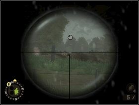 ... i z pomocą karabinu wyborowego wyeliminuj część Niemców w oddali. - [Solucja] Rozdział 4 Hells Corners cz.3 - Brothers in Arms: Earned in Blood - poradnik do gry