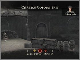 Gdybyś cały czas szedł lewą stroną dotarłbyś po chwili do muru i wejścia w nim do dworku (po prawej stronie na powyższym obrazku) jednak jest ono przez Fryców dobrze pilnowane i nie radzę się tamtędy pchać. - [Solucja] Rozdział 5 Chateau Colombieres cz.1 - Brothers in Arms: Earned in Blood - poradnik do gry