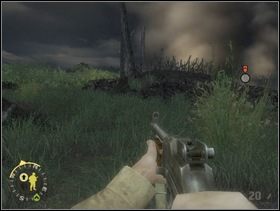 Kiedy czołg przygważdża ogniem Szkopów Ty obejdź (razem ze swoimi żołnierzami) wroga z lewej. - [Solucja] Rozdział 5 Chateau Colombieres cz.2 - Brothers in Arms: Earned in Blood - poradnik do gry