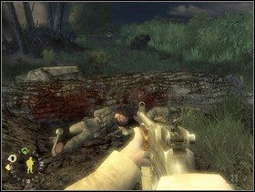 Sam zaś zajdź od tyłu Niemiaszków do których cały czas strzela Twój Stuart i szybko zabij. Uważaj aby Twój własny czołg nie wysłał Cię w zaświaty ! - [Solucja] Rozdział 5 Chateau Colombieres cz.3 - Brothers in Arms: Earned in Blood - poradnik do gry