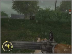 Jeśli do tej pory nie brałeś Panzerfaustów radzę Ci dobrze poszukaj teraz jakiegoś - niedługo czeka Cię walka z czołgiem, lepiej mieć zawczasu coś na niego niż potem biegać i szukać po mapie. Potem, razem ze szturmanami, ruszaj prosto. Obejdź hitlerowców do których strzela Twoja puszka z lewej, wyjdź na drogę, odwróć się w prawo i wpakuj im w plecy kilka serii. Przy nich też chyba możesz jeszcze znależć Panzerfausta (ostatnia szansa). - [Solucja] Rozdział 9 Baupte cz.1 - Brothers in Arms: Earned in Blood - poradnik do gry