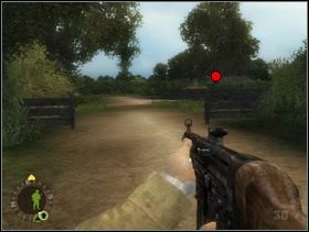 Po chwili skręć w prawo i za moment powinieneś wyjść na transporter. Kiedy Cię zobaczy ruszy w Twoim kierunku a wówczas szybko wracaj do swoich kompanów. - [Solucja] Rozdział 10 Hedgerow Hell cz.1 - Brothers in Arms: Earned in Blood - poradnik do gry