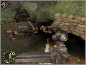 Wykończ Szwabków przy armacie i zniszcz ją. - [Solucja] Rozdział 11 Run of the Mill cz.2 - Brothers in Arms: Earned in Blood - poradnik do gry