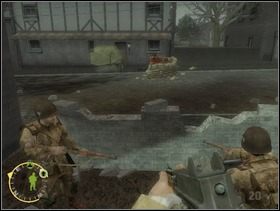 ... obejdź z lewej strony stanowisko ckmu i zlikwiduj jego obsadę. - [Solucja] Rozdział 13 The All Americans Part 2 cz.1 - Brothers in Arms: Earned in Blood - poradnik do gry