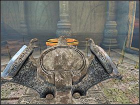 Teraz mogłem, pomagając sobie znakiem, wrócić do mojej kuli, by stamtąd przenieść się do - 26 TAHGIRA cz.6 | Myst V Koniec Wieków - Myst V: Koniec Wieków - poradnik do gry