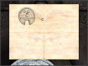 Teraz musiałem ten symbol przenieść na Tabliczkę, położyć ją na zapadce, a gdy pojawi się Bahro, podnieść ciężarek i pognać do windy - 41 LAKIAHN cz.6 | Myst V Koniec Wieków - Myst V: Koniec Wieków - poradnik do gry