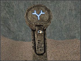 Narysowałem nowy znak, położyłem Tabliczkę i poczekałem, aż zabierze ją Bahro - 42 LAKIAHN cz.7 | Myst V Koniec Wieków - Myst V: Koniec Wieków - poradnik do gry