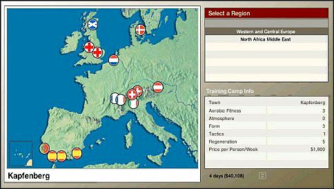 Zanim zaczniemy ustalać skład, sprzedawać niepotrzebnych graczy i ustalać ceny pamiątek zróbcie wgląd na kalendarz i znajdźcie wolny czas na przygotowanie kondycyjne zespołu - Obóz treningowy | Początki | FIFA Manager 06 - FIFA Manager 06 - poradnik do gry