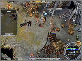 Rozmowa z dowódcą przynosi nam informacje o obozie Ettinów, znajdującym się na północy, który należy zniszczyć #1a - Rozdział 1 - Entering the Ring | Order of the Flame w Dragonshard - Dragonshard - poradnik do gry