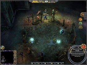 Następnie ruszamy w kierunku wschodnim - tam znajdujemy uwięzionego Czarodzieja, który potrzebuje naszej pomocy #3 - Rozdział 2 - The Forgotten City | Order of the Flame w Dragonshard - Dragonshard - poradnik do gry