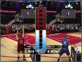 W tym trybie mamy przedzielony ekran na dwie części - Freestyle Challenge, Individual Practice | Game Modes NBA Live 06 - NBA Live 06 - poradnik do gry