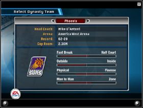 1 - Dynasty Mode | Game Modes NBA Live 06 - NBA Live 06 - poradnik do gry