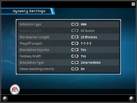 Na początku wybieramy drużynę, którą będziemy rozgrywać karierę (obrazek po lewej) - Dynasty Mode | Game Modes NBA Live 06 - NBA Live 06 - poradnik do gry