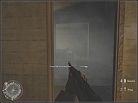 Jeśli chcesz od jednego z Nazistów możesz wziąć karabin maszynowy (screen 1), dzięki któremu nieco sprawniej będziesz mógł pozbywać się kolejnych żołnierzy wroga - Demolition (4) | The Winter War | Misja Call of Duty 2 - Call of Duty 2 - poradnik do gry