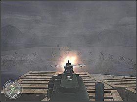 W sumie będziesz musiał odeprzeć kilka wrogich ataków (screen 1) - Hold the Line (2) | The Battle of El Alamein | Misja Call of Duty 2 - Call of Duty 2 - poradnik do gry