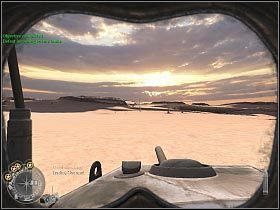 Tu wpadniesz na kolejne czołgi, którymi będziesz się oczywiście musiał zająć (screen 1) - Crusader Charge | The Tank Squadrons | Misja Call of Duty 2 - Call of Duty 2 - poradnik do gry