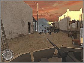 Po raz kolejny uczulam na żołnierzy wyposażonych w wyrzutnie - Armored Car Escape (3) | Rommels Last Stand | Misja Call of Duty 2 - Call of Duty 2 - poradnik do gry