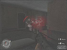 Wyjdź na piętro i podejdź do okiennicy - The Crossroads (2) | The Battle for Caen | Misja Call of Duty 2 - Call of Duty 2 - poradnik do gry