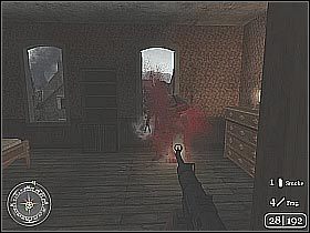 Przeskocz przez zniszczony most, tak aby dostać się na pole prowadzące do stodoły - The Crossroads (3) | The Battle for Caen | Misja Call of Duty 2 - Call of Duty 2 - poradnik do gry