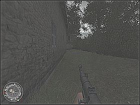 Po dotarciu na miejsce zajmij się gostkami, których wcześniej próbowałeś uniknąć (screen 1) - The Crossroads (3) | The Battle for Caen | Misja Call of Duty 2 - Call of Duty 2 - poradnik do gry