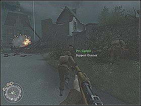 Zacznij ostrożnie posuwać się do przodu - The Tiger (1) | The Battle for Caen | Misja Call of Duty 2 - Call of Duty 2 - poradnik do gry