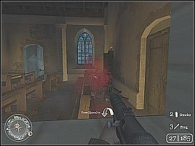 Zacznij likwidować znajdujących się tu oponentów (screen 1) - The Tiger (4) | The Battle for Caen | Misja Call of Duty 2 - Call of Duty 2 - poradnik do gry