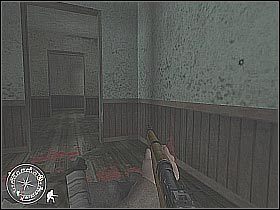 Ustaw się niedaleko wspomnianych schodów i zacznij strzelać do widocznych w oddali przeciwników (screen 1) - The Brigade Box (2) | The Battle for Caen | Misja Call of Duty 2 - Call of Duty 2 - poradnik do gry