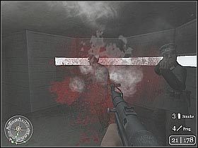 Teraz musisz się jedynie zająć pozostałymi przy życiu przeciwnikami (screen 1) - The Battle of Pointe du Hoc (4) | D-Day | Misja Call of Duty 2 - Call of Duty 2 - poradnik do gry