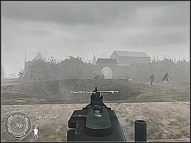 Ostrzał prowadź tak długo, jak tylko będzie to możliwe - Defending the Pointe (2) | D-Day | Misja Call of Duty 2 - Call of Duty 2 - poradnik do gry